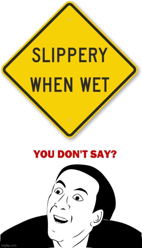 slippery when wet meme|More.